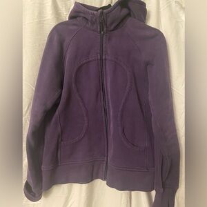 Women’s Purple Scuba Hoodie Size 12